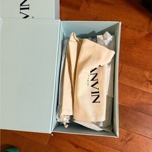 Lanvin Men Sneaker with Dust Bag in Cream